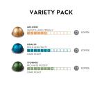 Nespresso Capsules Vertuo, Variety Pack, Medium and Dark Roast Coffee, 30 Count Coffee Pods, Brews