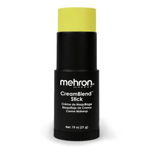 Mehron Makeup CreamBlend Stick (21 g) (Ogre Green), Face Paint, Body Paint, & Foundation Cream Makeup, Body Paint Stick Perfect for Halloween Makeup .75 oz