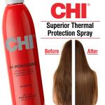 CHI 44 Iron Guard Thermal Protection Spray, Clear, 8 Oz, Nourishing Formula Helps Resist Heat Damage to Hair & Tame Frizz