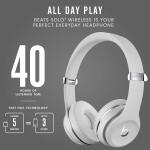 Beats Solo3 Wireless On-Ear Headphone - Satin Silver (Latest Model)