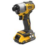 DEWALT 20V Max 1/4-in Brushless Cordless Impact Driver (with Soft Bag, Battery and Charger) 