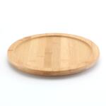 Style Selections 1 Tier Natural Bamboo Wood Full Circle Tabletop Lazy Susan