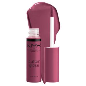 NYX PROFESSIONAL MAKEUP Butter Gloss, Cranberry Pie (Mauve Purple), Non Sticky Lip Gloss