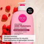 eos Shea Better Body Lotion - Pomegranate Raspberry: 24-hour moisture, lightweight, non-greasy, made with natural shea, vegan, 16 fl oz.