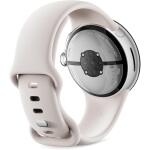 Google Pixel Watch 2 (Previous Model) - Polished Silver Aluminum Case - Porcelain Active Band - Wi-Fi