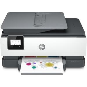 HP OfficeJet 8015e Wireless Color All-in-One Printer - White