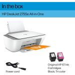 HP DeskJet 2755e Wireless Color inkjet-printer - White