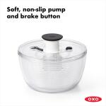 OXO Good Grips Large Salad Spinner 6.22 Qt. (White)