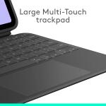 ogitech Combo Touch iPad Pro 11-inch​ (M4)(2024) Keyboard Case Multi-use Mode - Midnight Black