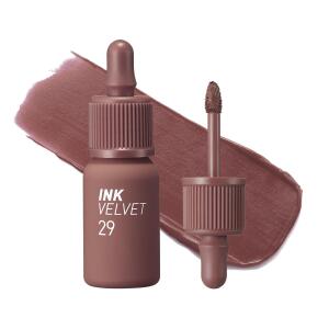 Peripera Ink the Velvet Lip Tint, 029 COCOA NUDE, High Pigment Color, Longwear, Weightless, Not Animal Tested, Gluten Free, Paraben Free