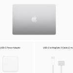 Apple 2022 MacBook Air: 13.6-inch Liquid Retina Display, M2 chip, 8GB RAM, 256GB SSD, Silver (NEW)