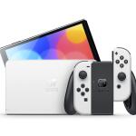 Nintendo Switch (OLED model) with White Joy-Con