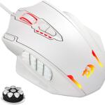 Redragon M908 Impact RGB LED MMO Gaming Mouse - White