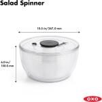 OXO Good Grips Large Salad Spinner 6.22 Qt. (White)