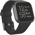 Fitbit Versa 2 Health and Fitness Smartwatch (S and L Bands Included) - Black/Carbon