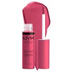 NYX PROFESSIONAL MAKEUP Butter Gloss, Strawberry Cheesecake (Warm Pink), Non Sticky Lip Gloss