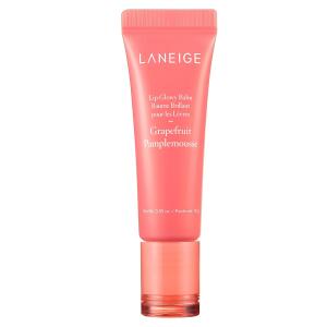 LANEIGE Lip Glowy Balm with Shea Butter, Hydrate, Glossy, Lightweight, Moisturize & Tint, Grapefruit Pamplemousse