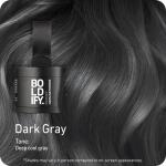 BOLDIFY Hairline Powder (Dark Gray): Root touch-up and instant gray coverage. 48-hour stain-proof color for women and men; an alternative to hair fibers and toppers.