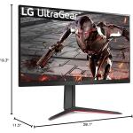 LG 32GN650-B Ultragear Gaming Monitor 32 QHD (2560 x 1440) Display