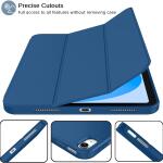 iMieet Case for New iPad 10.9 Inch (10th Gen, 2022) - Trifold Stand with Pencil Holder, Soft TPU Back, and Auto Wake/Sleep (Navy Blue)