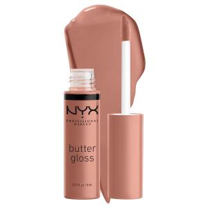 NYX PROFESSIONAL MAKEUP Butter Gloss, Madeleine (Mid Tone Nude), Non Sticky Lip Gloss