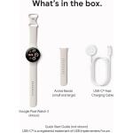 Google Pixel Watch 3 41mm - Champagne Gold Aluminum Case - Hazel Band - Wi-Fi