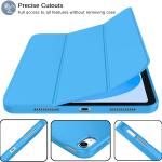 iMieet Case for New iPad 10.9 Inch (10th Gen, 2022) - Trifold Stand with Pencil Holder, Soft TPU Back, and Auto Wake/Sleep (Ocean Blue)