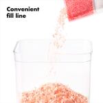 OXO Good Grips POP Container, Airtight Food Storage, Big Square Medium 4.4 Qt, Perfect for 5 lbs of Flour or Sugar