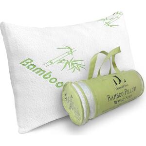 Memory Foam Queen Pillow, Bamboo Cooling, Lavander or Copper 