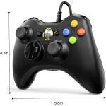 VOYEE PC Controller, Wired Controller Compatible with Microsoft Xbox 360 & Slim