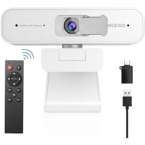 NexiGo Zoom Certified, N940P (Gen 2) 2K Zoomable Webcam