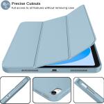 iMieet Case for New iPad 10.9 Inch (10th Gen, 2022) - Trifold Stand with Pencil Holder, Soft TPU Back, and Auto Wake/Sleep (Light Blue)