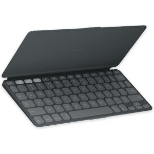 Logitech Keys-to-GO 2 Portable Wireless iPad Keyboard with Built-in Cover - Graphite