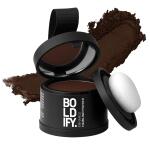 BOLDIFY Hairline Powder (Hazel Brown): Root touch-up and instant gray coverage. 48-hour stain-proof color for women and men; an alternative to hair fibers and toppers.