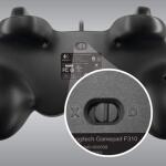 Logitech G F310 Wired Gamepad Controller Console Like Layout 4 Switch D Pad PC Blue or Black