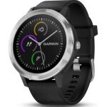 Garmin 010-01769-01 Vivoactive 3 Smartwatch - Black with Silver Hardware