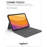 Logitech Combo Touch iPad Air Keyboard Case Oxford Gray, USA Layout