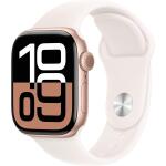 Apple Watch Series 10 RoseGold Aluminium Case with LightBlush Sport Band