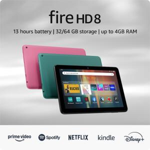 New Amazon Fire HD 8 Tablet (2024 Release) 32GB, Black