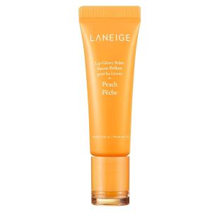 LANEIGE Lip Glowy Balm with Shea Butter, Hydrate, Glossy, Lightweight, Moisturize & Tint, Peach