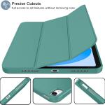 iMieet Case for New iPad 10.9 Inch (10th Gen, 2022) - Trifold Stand with Pencil Holder, Soft TPU Back, and Auto Wake/Sleep (Forest Green)