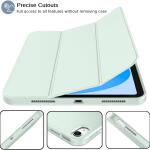 iMieet Case for New iPad 10.9 Inch (10th Gen, 2022) - Trifold Stand with Pencil Holder, Soft TPU Back, and Auto Wake/Sleep (Light Green)