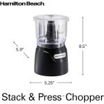 Hamilton Beach Electric Vegetable Chopper & Mini Food Processor 