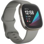 Fitbit Sense Advanced Smartwatch (S & L Bands Included) - Sage Grey/Silver