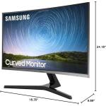 SAMSUNG 27-Inch CR50 Frameless Curved Gaming Monitor (LC27R500FHNXZA)