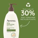 Aveeno Daily Moisturizer, 18 fl. oz, Pack of 1, Body Lotion, For Dry Skin, Prebiotic Oat Fragrance Free