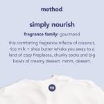 Method Body Wash 28 oz (Pack of 1), Simply Nourish, Paraben and Phthalate Free, Biodegradable Formula