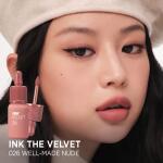 Peripera Ink the Velvet Lip Tint, 026 WELL-MADE NUDE, High Pigment Color, Longwear, Weightless, Not Animal Tested, Gluten Free, Paraben Free