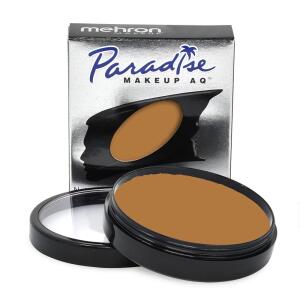 Mehron Makeup Paradise AQ (40 g, Light Brown): Water-activated face and body paint for stage, screen, special FX, beauty, cosplay, and Halloween.