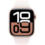 Apple Watch Series 10 RoseGold Aluminium Case with LightBlush Sport Band